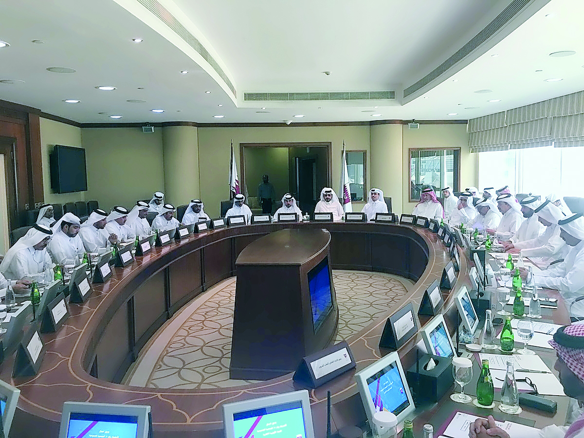 Qatar Olympic Committee (QOC) President H E Sheikh Joaan bin Hamad Al Thani, Vice-President Dr Thani Al Kuwari, Secretary-General Jassim Rashid Al Buenain, Presidents of National Federations and Chairpersons of the committees affiliated to the QOC attendi