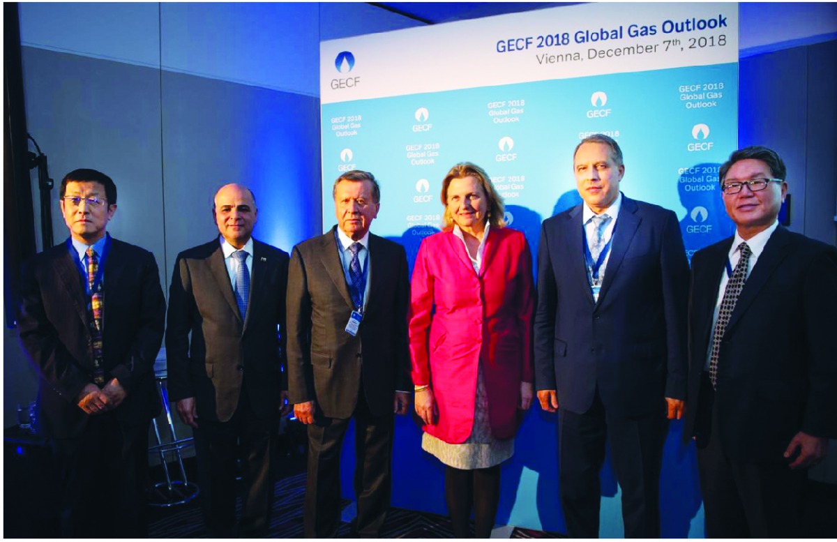 Global energy leaders on the sidelines of the formal launch of  ‘Global Gas Outlook 2040’ in Vienna, Austria, on Friday.