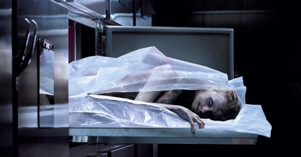 Still from the movie The Possession of Hannah Grace.