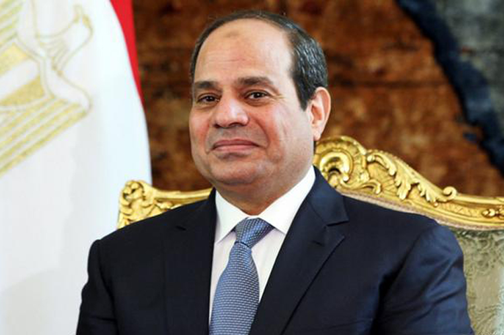 Egypt's president Abdel-Fattah el-Sissi