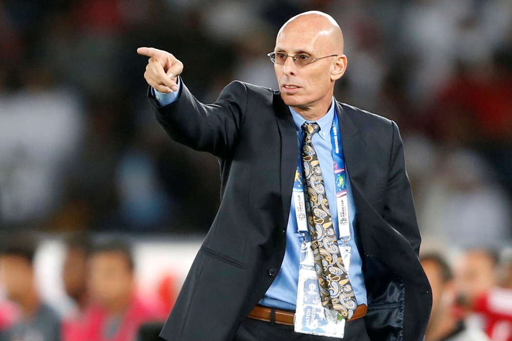 India coach Stephen Constantine, January 10, 2019. REUTERS/Satish Kumar
