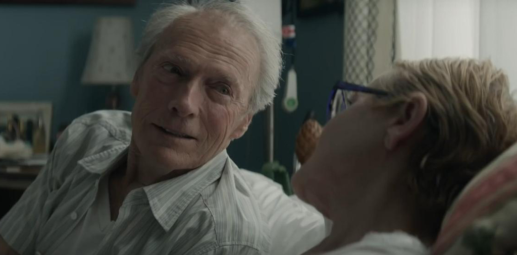 Still of the actor Clint Eastwood from the movie The Mule.