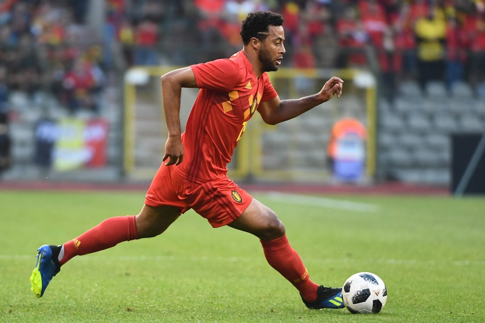 FILE PHOTO: Belgium's midfielder Mousa Dembele . AFP / EMMANUEL DUNAND