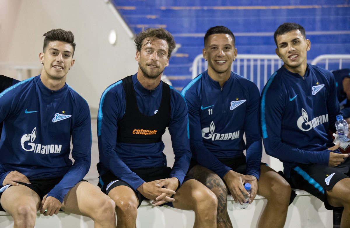  Zenit Football Club players at Aspire