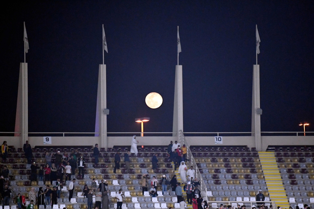 Al Nahyan Stadium in Abu Dhabi on January 22, 2019. / AFP / Khaled DESOUKI