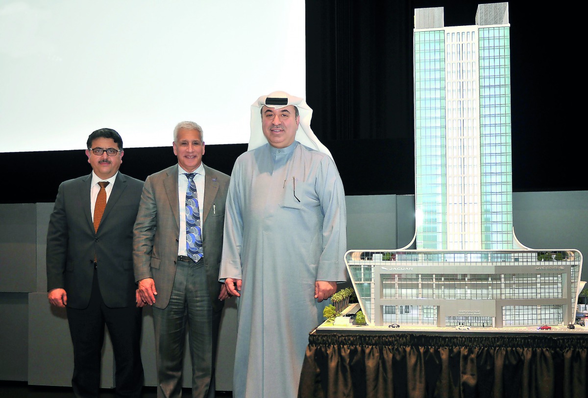 Omar Hussain Alfardan (right), President and CEO of Alfardan Group, Dr Daniel M Derman (centre), Senior Vice-President of Northwestern Medical Group, and Fayad Mohamed Al Khatib, Chief Development Officer at Alfardan Group, during a press conference to an