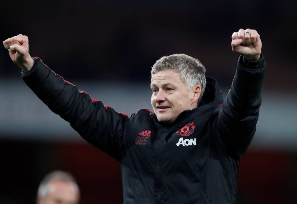 Manchester United interim manager Ole Gunnar Solskjaer. Reuters/Matthew Childs/File Photo
