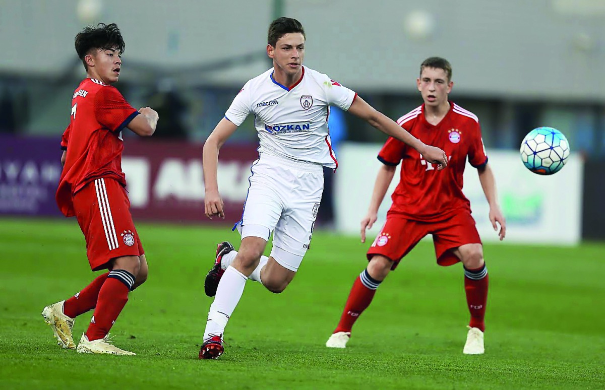 Action from the match between Bayern Munich and Altinordu, yesterday. 