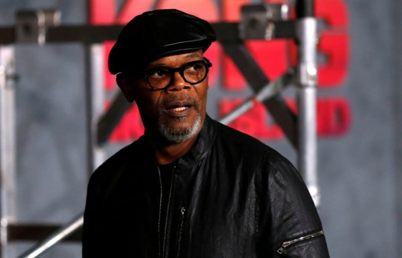 File photo of Samuel L. Jackson attending the premiere of “Kong: Skull Island” in Los Angeles. (Mario Anzuoni/Reuters)