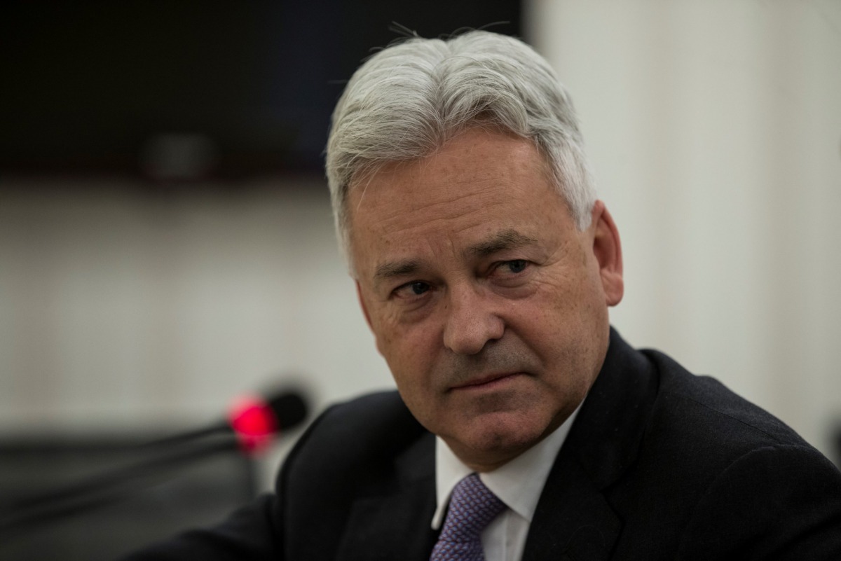 Britain's Minister for Europe Alan Duncan