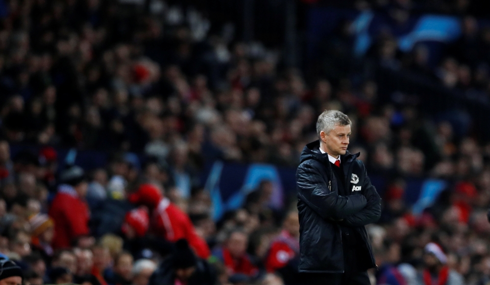 Manchester United interim manager Ole Gunnar Solskjaer looks on Action Images via Reuters/Jason Cairnduff