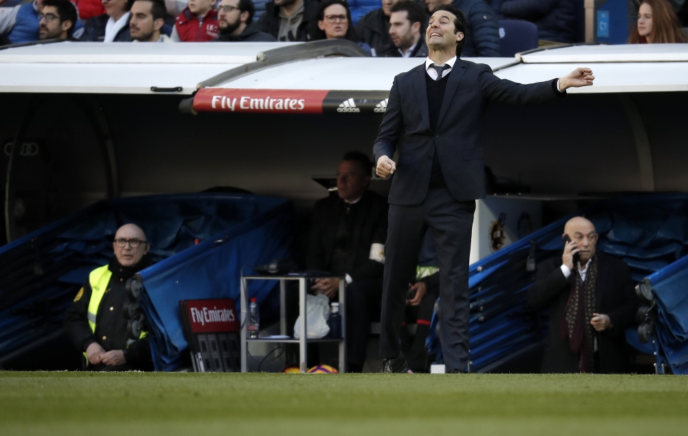 Head coach of Real Madrid Santiago Solari .  Burak Akbulut - Anadolu 
