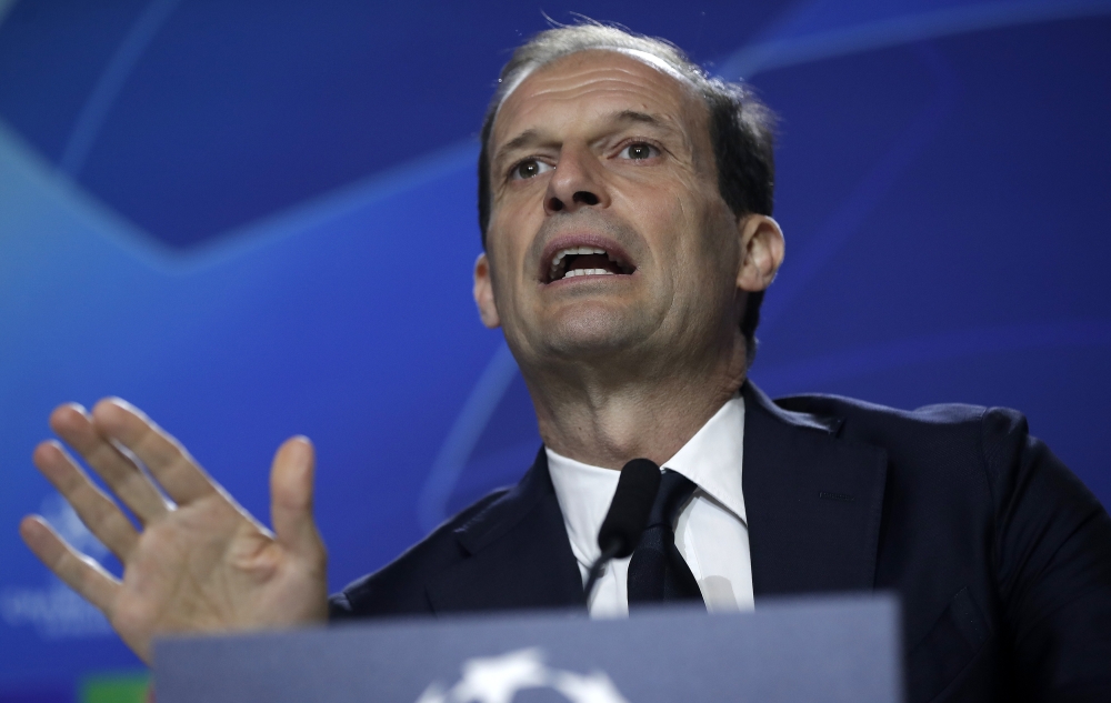 FILE PHOTO: Head coach Massimiliano Allegri of Juventus. Burak Akbulut - Anadolu
