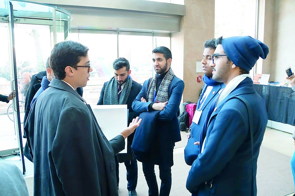 The EAA Youth delegation to the Youth Assembly.