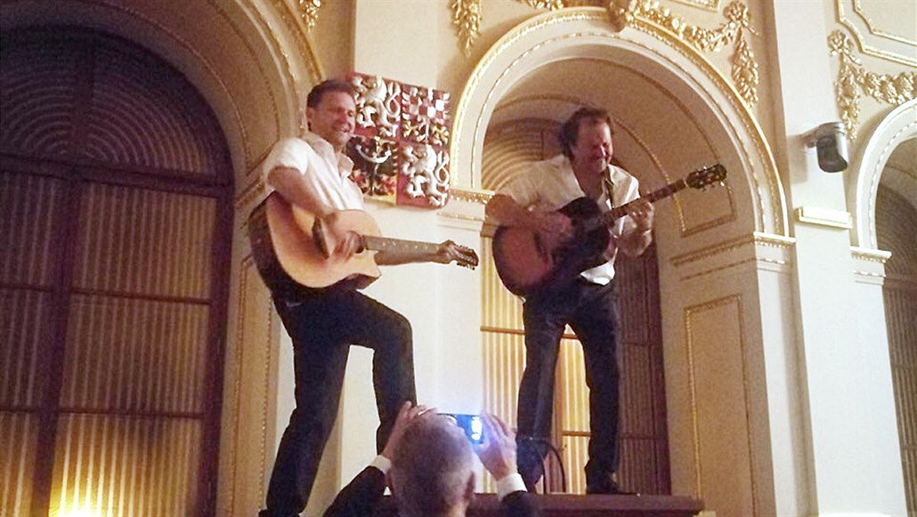 When the three photos appeared on Thursday morning, speaker Radek Vondracek initially said he was 