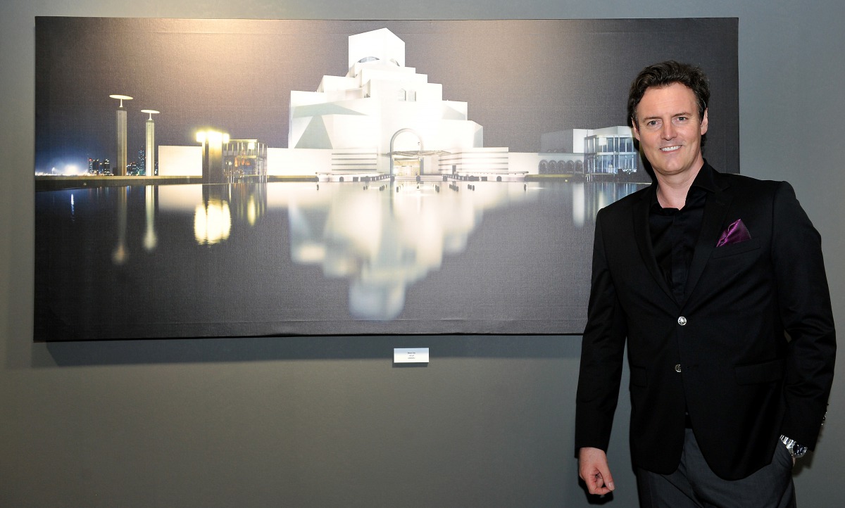 File photo of Richard Bentley at the Desert Rose exhibition in Katara. Pic: Salim Matramkot / The Peninsula 