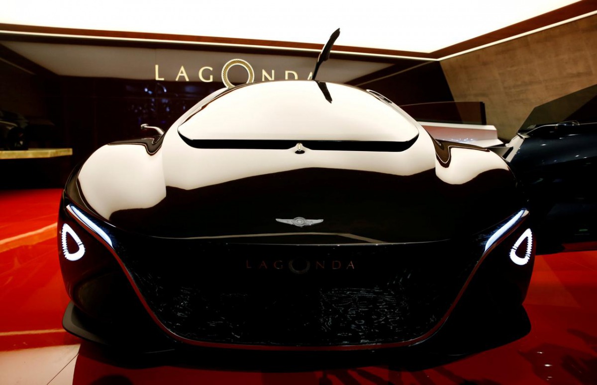 The Aston Martin Lagonda Vision Concept car is pictured during the 88th Geneva International Motor Show in Geneva, Switzerland, March 6, 2018. Reuters/Denis Balibouse