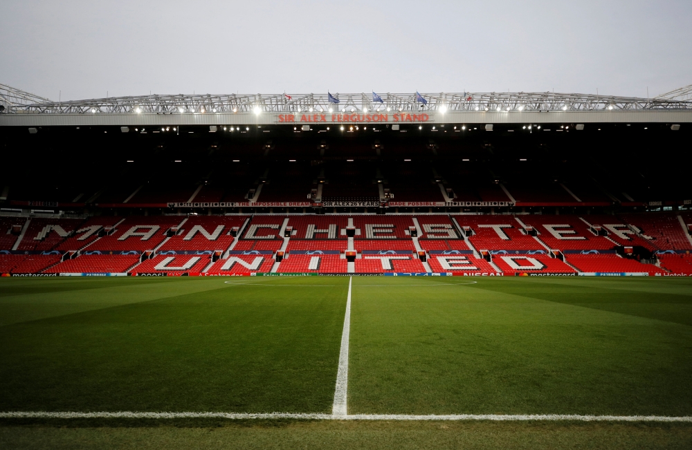 FILE PHOTO: General view inside the stadium before the match REUTERS/Phil Noble