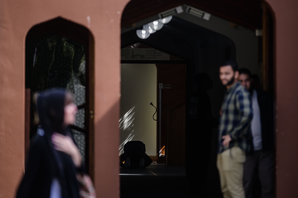 Al Noor Mosque.  AFP / Anthony WALLACE
