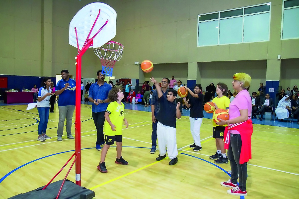 HOPE Qatar students at the annual sports day.