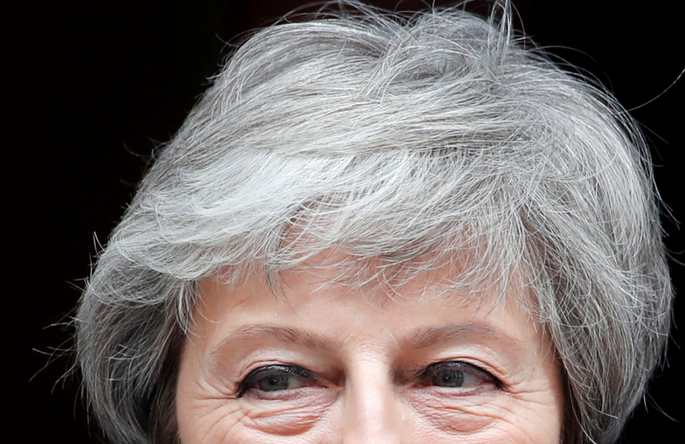Britain's Prime Minister Theresa May leaves 10 Downing Street, as she faces a vote on alternative Brexit options, in London, Britain, March 27, 2019. Reuters/Alkis Konstantinidis
