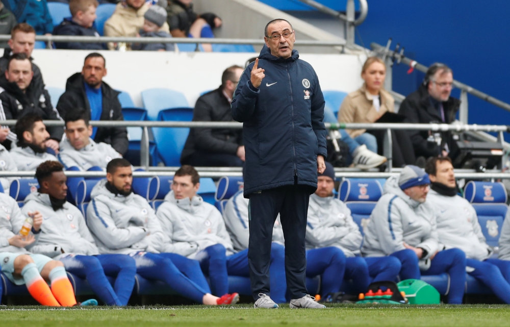 Chelsea manager Maurizio Sarri. Reuters/Matthew