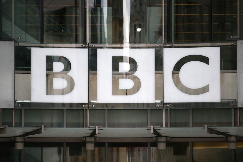FILE PHOTO: A BBC sign is displayed outside Broadcasting House in London, Britain, July 19, 2017. Reuters/Neil Hall