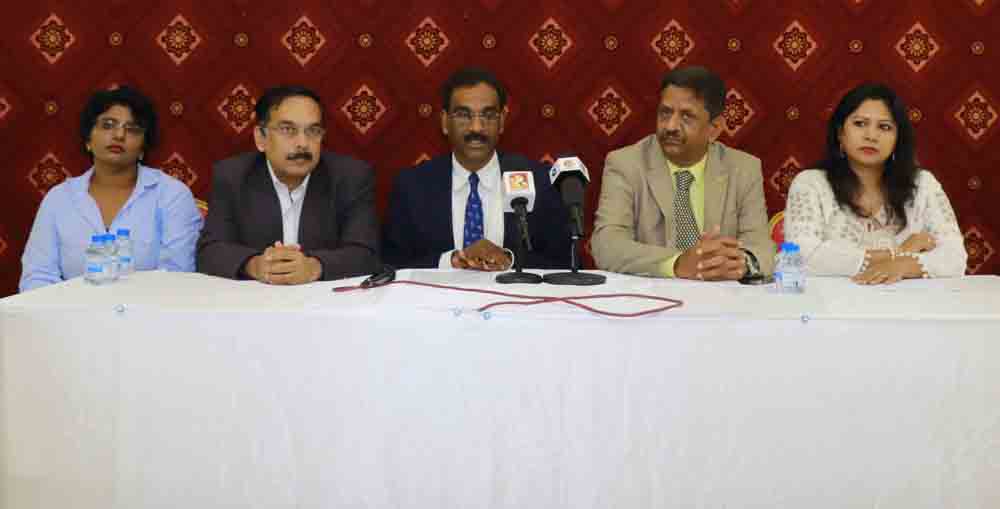 Officials at a press conference held to announce ‘Bharat Utsav 2019’.