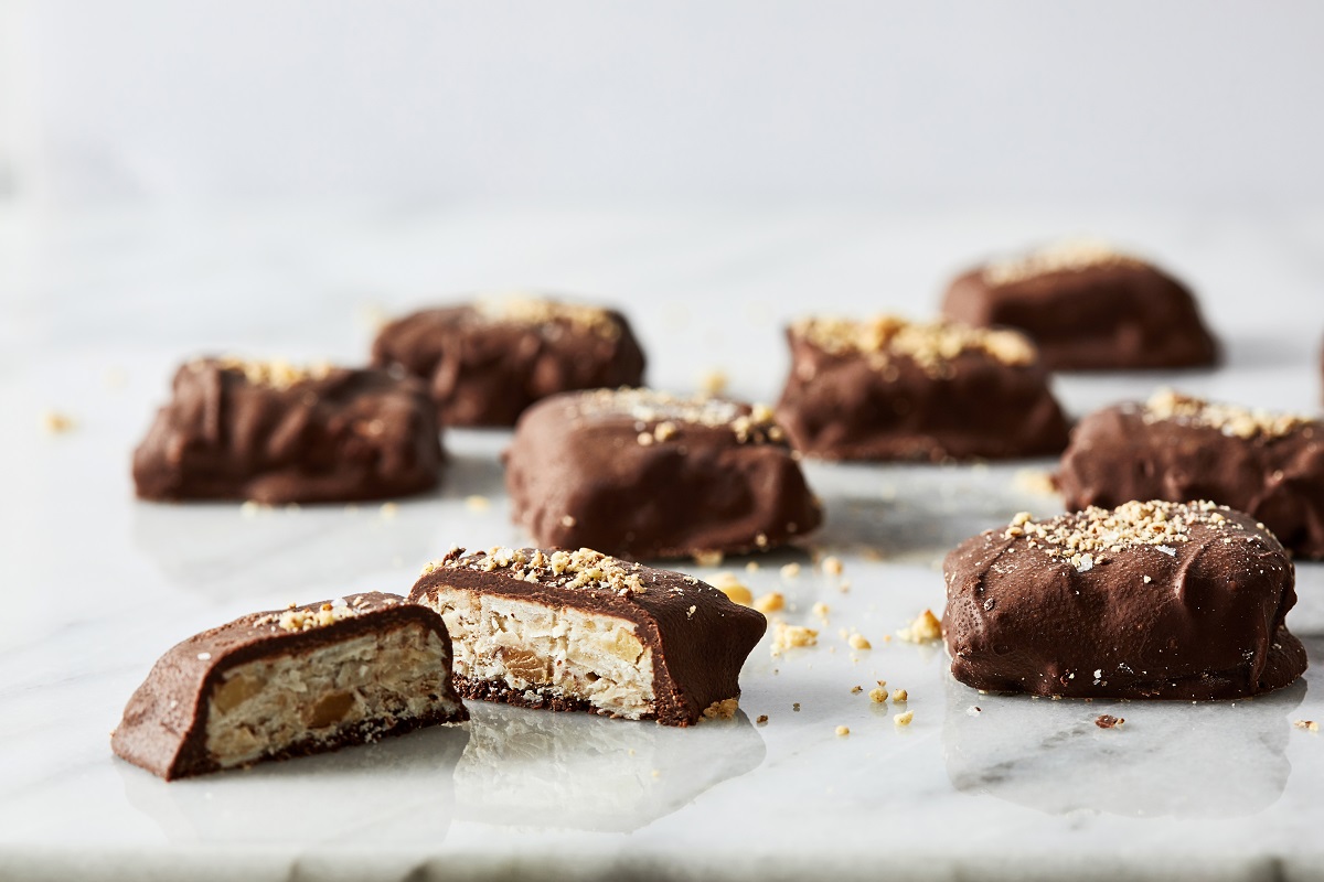 Bring Joy Coconut Chocolate Candies. Photo by Stacy Zarin Goldberg for The Washington Post; food styling by The Washington Post's Bonnie Benwick.
