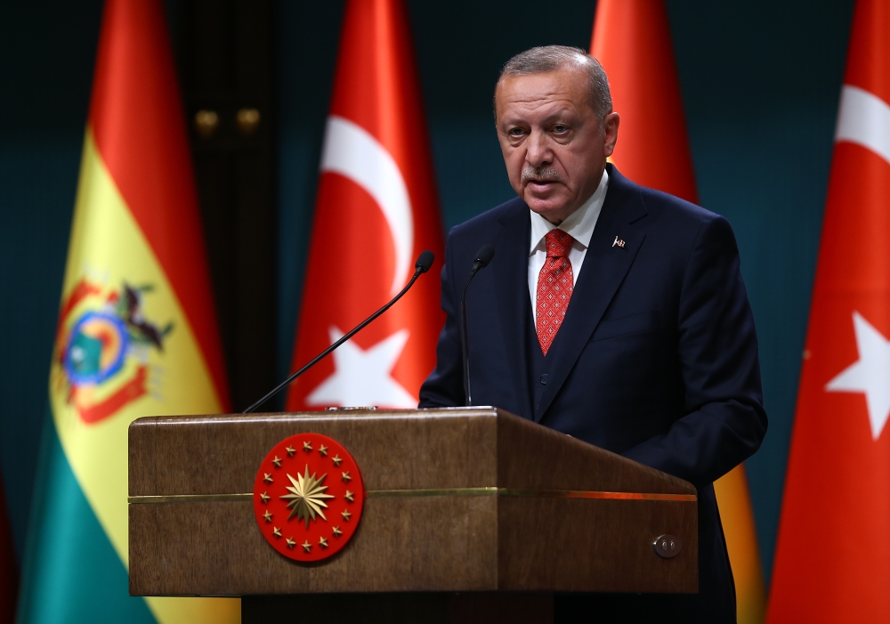 Turkish President Recep Tayyip Erdogan. April 09, 2019. Volkan Furuncu - Anadolu
