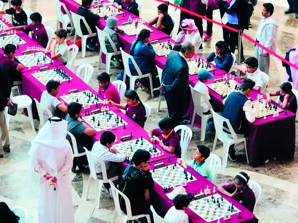 Junior chess players compete during a previous chess tournament in this file photo.