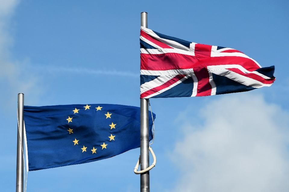 They reflect the number of countries that will be part of the EU once Britain finally leaves.