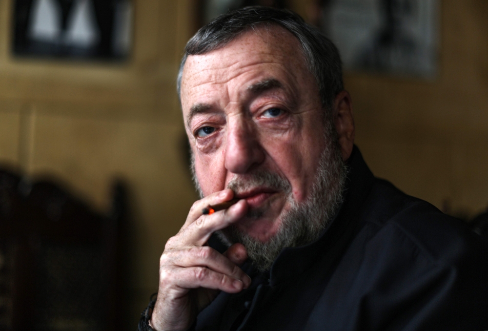 Russian film director Pavel Lungin poses for a picture during the 40th edition of the Cairo International Film Festival (CIFF) at the Cairo Opera House in the Egyptian capital on November 24, 2018.  AFP/Cairo International Film Festival