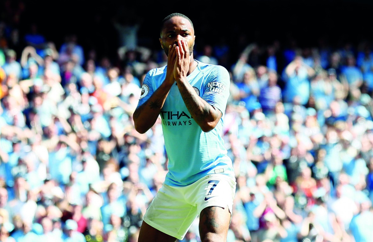 Manchester City's Raheem Sterling. Reuters/Jason Cairnduff 
