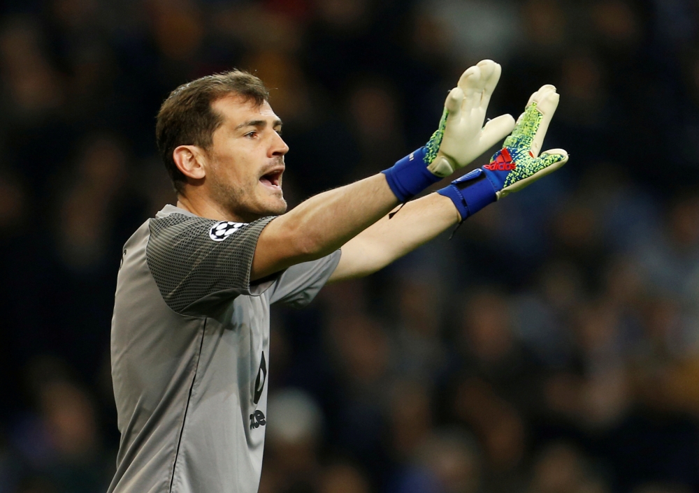 File Photo: FC Porto's Iker Casillas during the match REUTERS/Pedro Nunes
