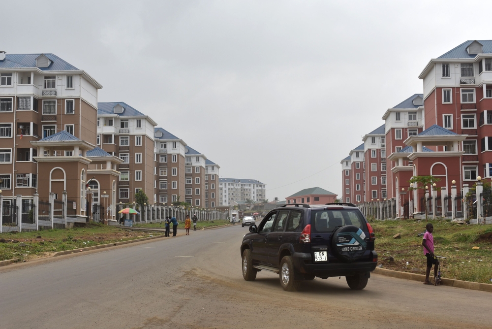 A picture taken on May 8, 2019 shows housing estates in the Malabo II neighbourhood of Malabo.  AFP / Samuel Obiang