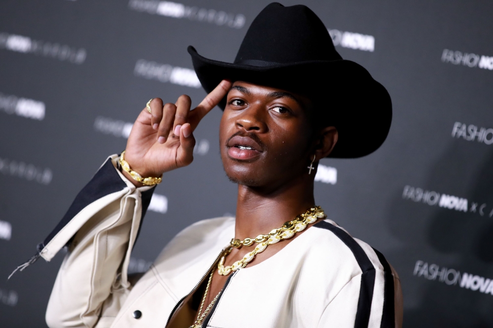 In this file photo taken on May 8, 2019 Lil Nas X attends the Fashion Nova x Cardi B Collection Launch Party at Hollywood Palladium in Los Angeles.  AFP / Getty Images North America / Rich Fury