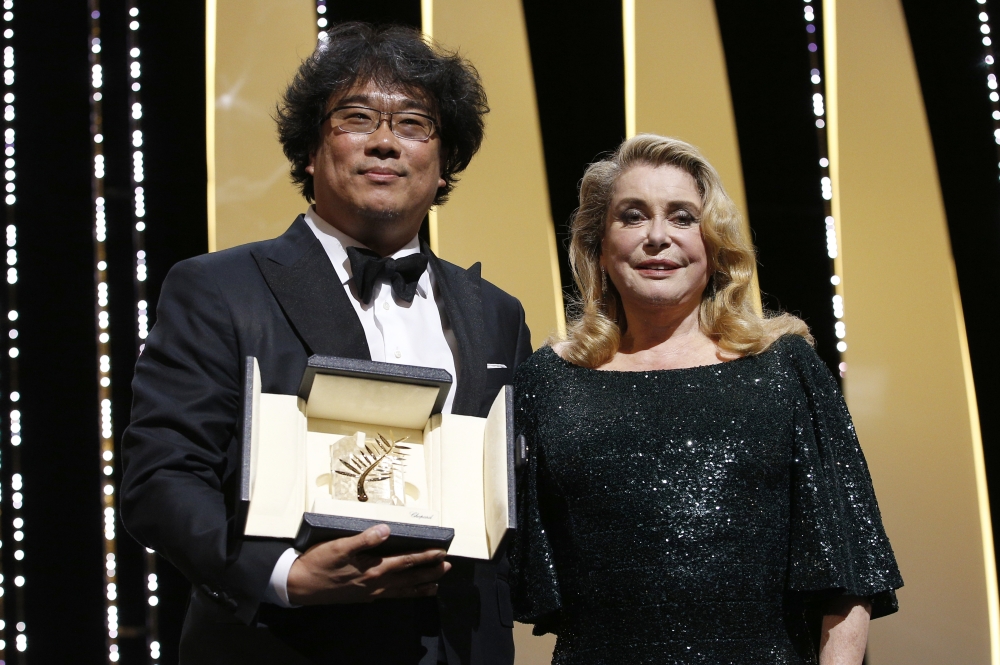  Director Bong Joon-ho, Palme d'Or award winner for his film 