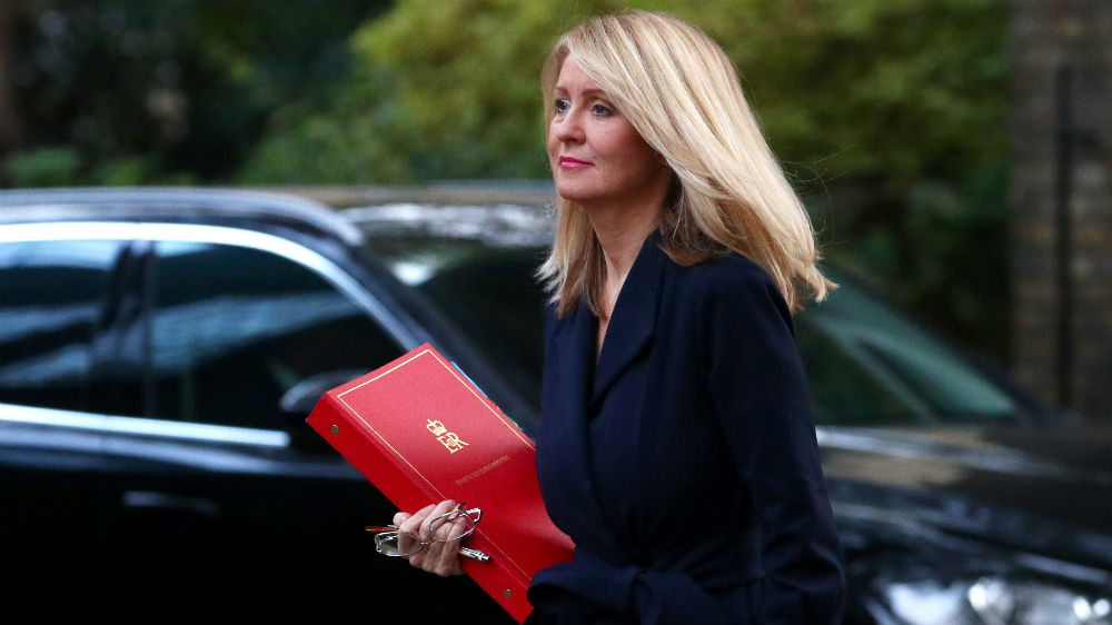 File photo of Esther McVey resigned from the government over the manner in which Brexit was handled [Hannah McKay/Reuters]