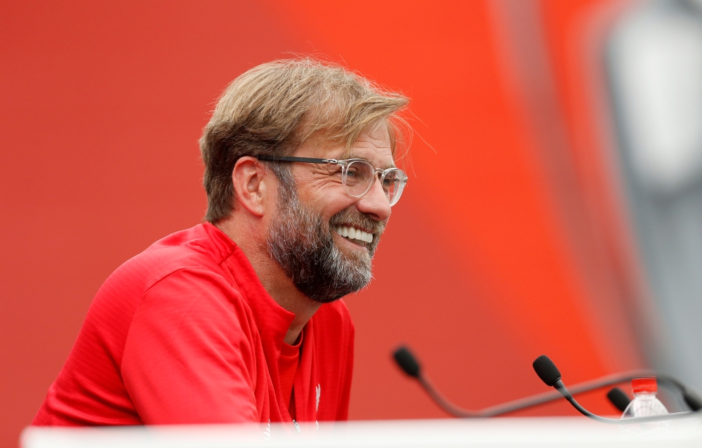 Liverpool manager Juergen Klopp during a press conference Action Images via Reuters/Craig Brough
