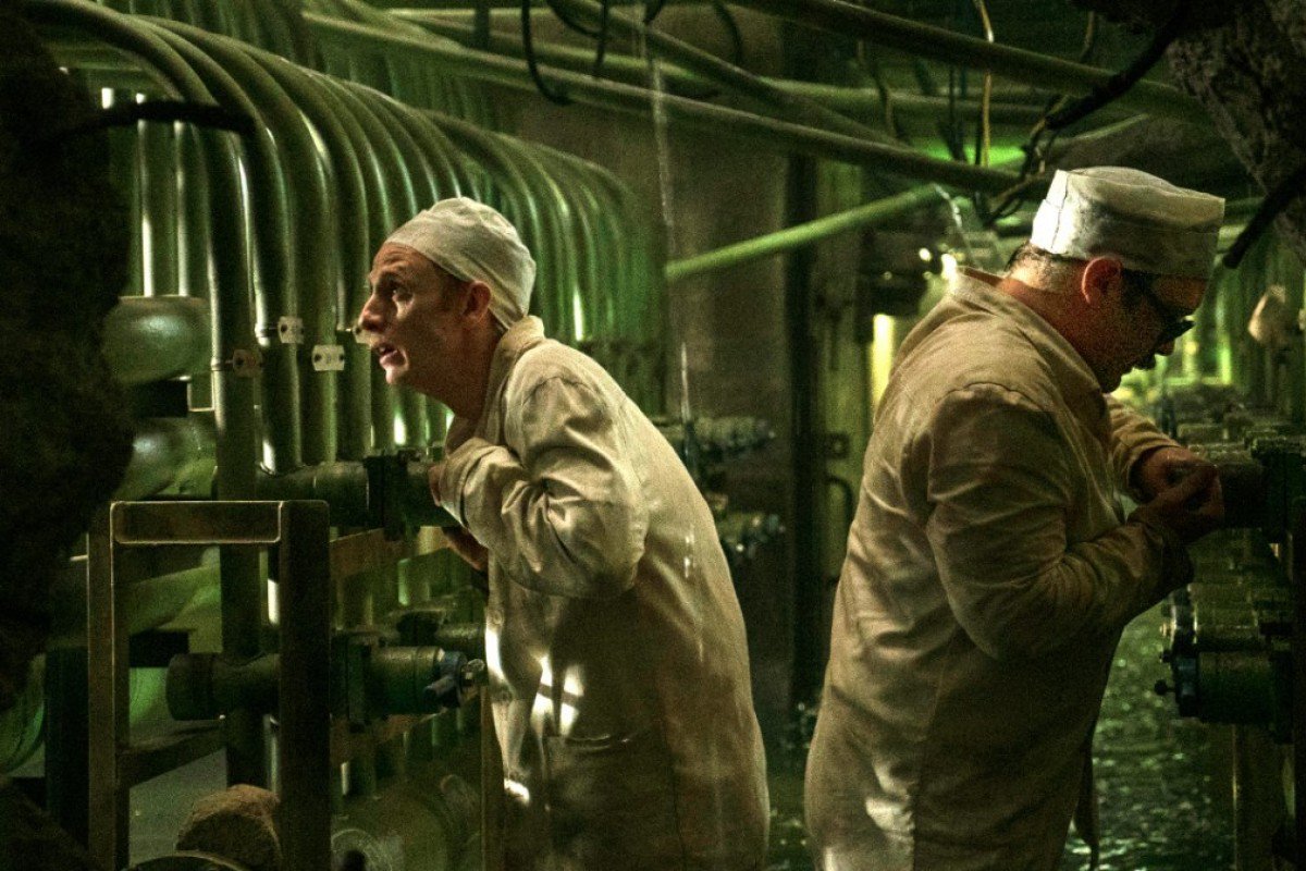 Robert Emms (left) and Sam Troughton in a still from Chernobyl. The series has earned rave reviews in the West, but opinion in Russia about the miniseries documenting the 1986 nuclear disaster in Ukraine has been mixed.