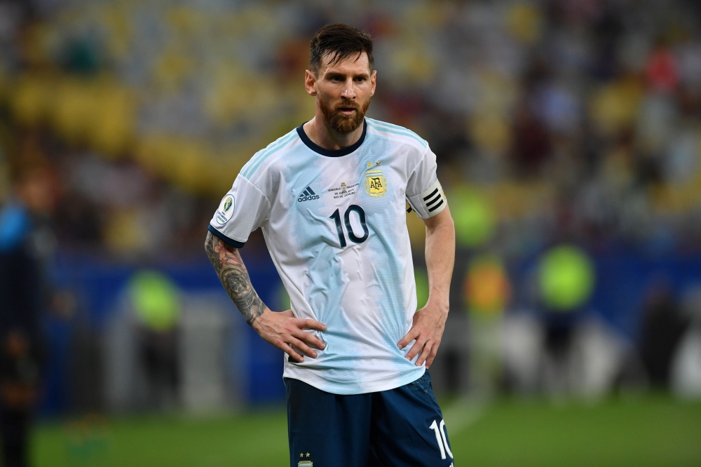 Argentina's Lionel Messi is pictured during the Copa America football tournament quarter-final match against Venezuela at Maracana Stadium in Rio de Janeiro, Brazil, on June 28, 2019. (AFP / Pedro UGARTE)