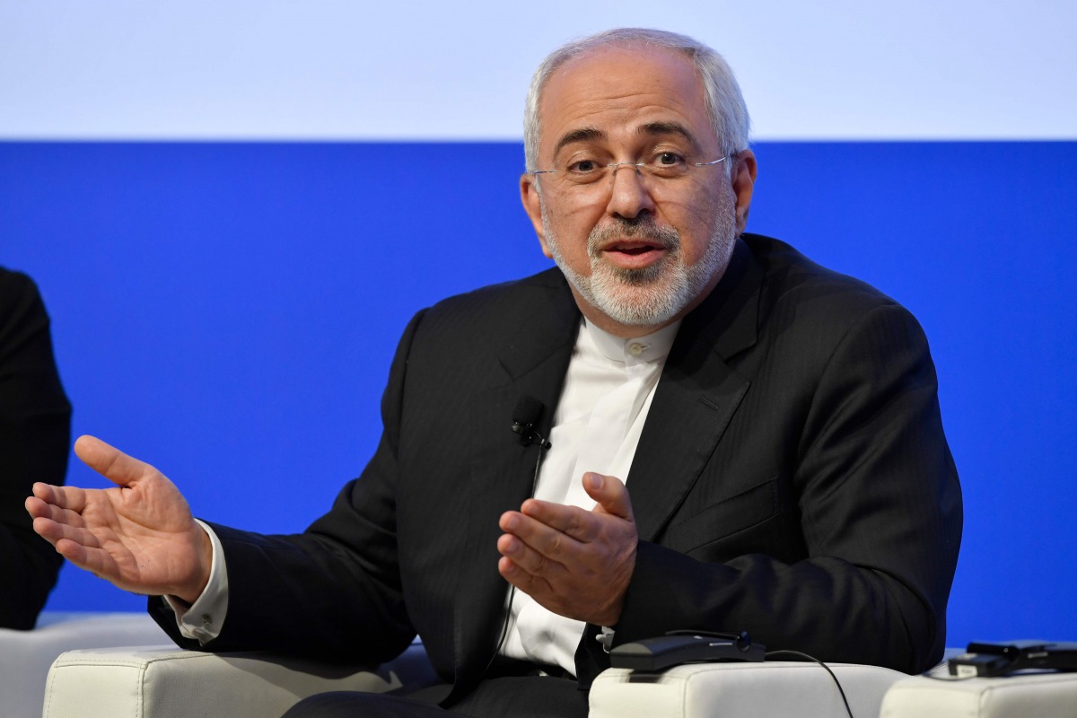 Iranian Foreign Minister Mohammad Javad Zarif denies that Iran is in violation of the nuclear accord by amassing more low-enriched uranium, saying Iran is exercising its right to respond following the U.S. pullout.