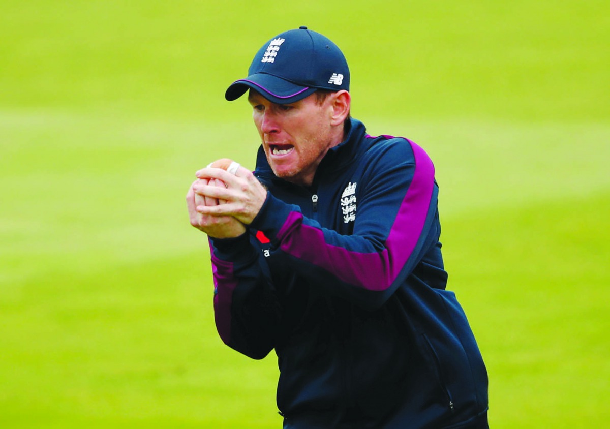  England's Eoin Morgan during nets Action Images via Reuters/Andrew Boyers 