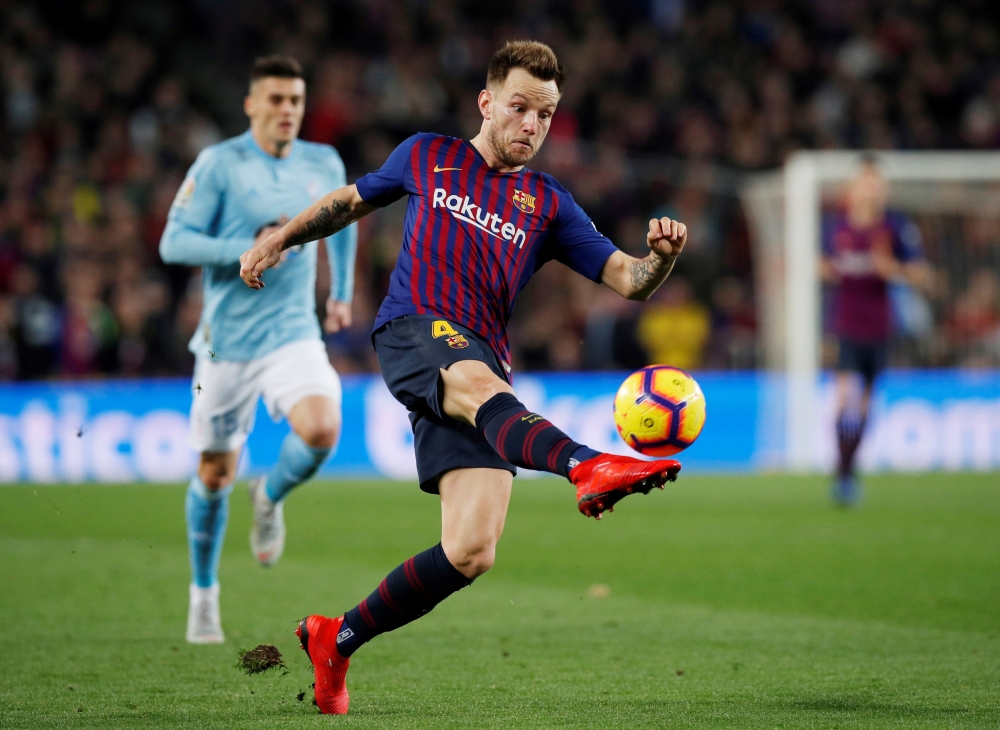 Barcelona's Ivan Rakitic in action. REUTERS/Albert Gea/File Photo
