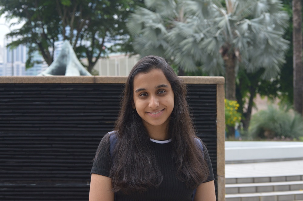 Gauri Shukla, 17, is seen in Singapore, June 2019. Thomson Reuters Foundation/Athar Parvaiz