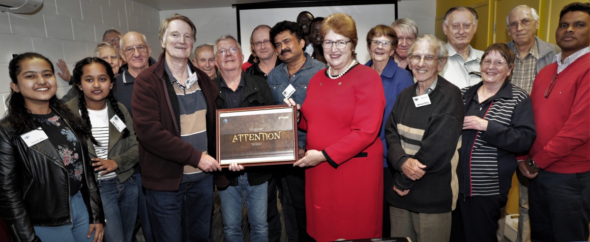 'Attention' title poster release ceremony