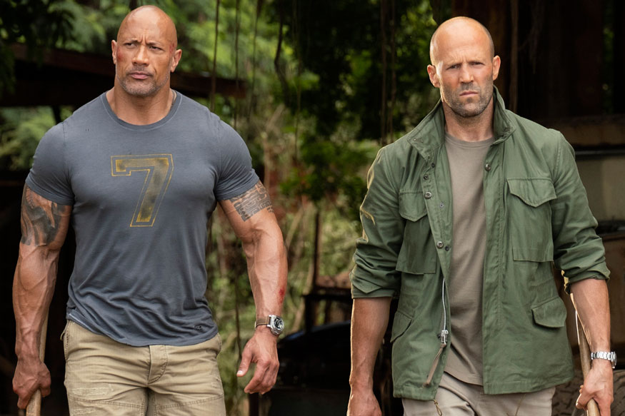 Still from the movie Fast and Furious: Hobbs and Shaw.