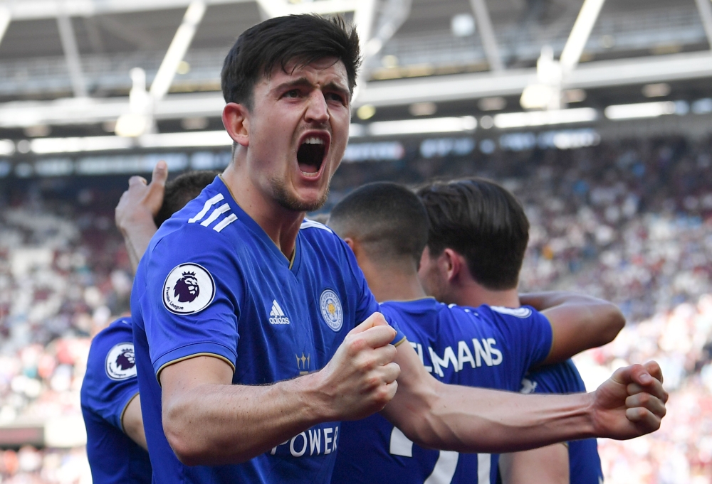 English defender Harry Maguire
