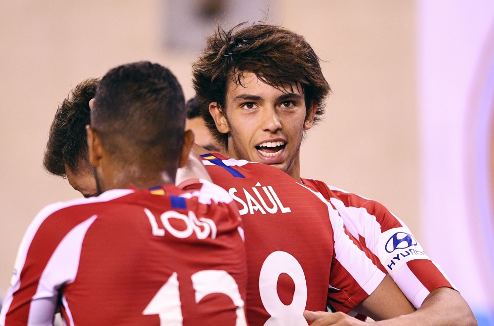 FILE PHOTO: Atletico Madrid's Portuguese forward Joao Felix. AFP / Johannes EISELE
